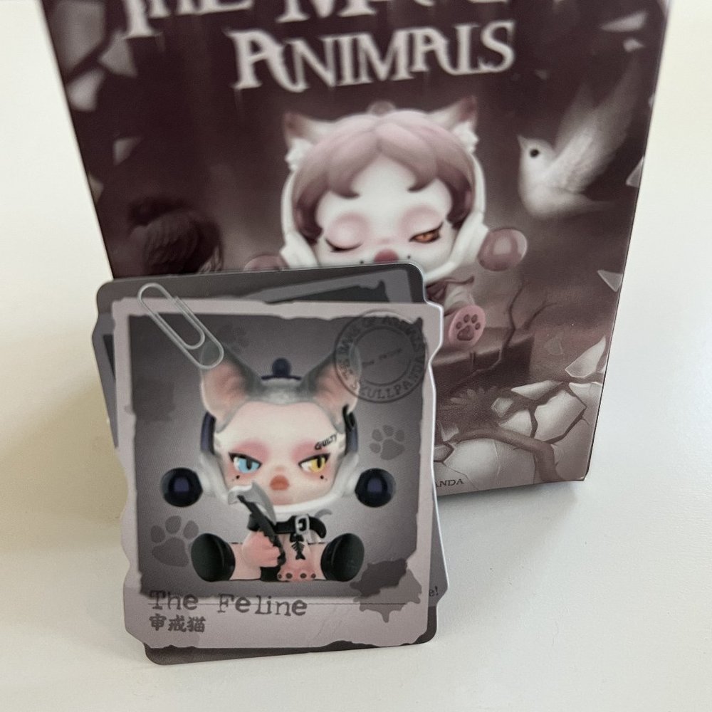 POP MART Skullpanda The Mare of Animals Blind Box Figure (The Feline)